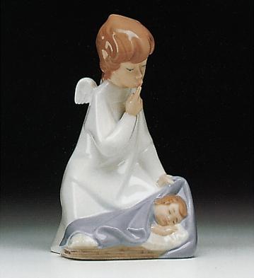 Lladro 4635 ANGEL WITH BABY Pricing and Reference Guide