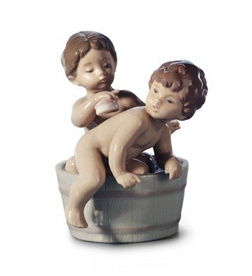 Lladro 6411 BATH TIME Pricing and Reference Guide