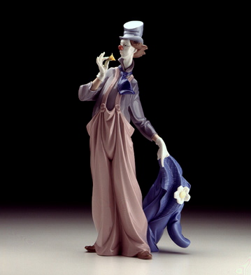 Lladro A Mile of Style Clown Porcelain Figurine #6507 - City