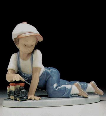 Lladro 7619 ALL ABOARD Pricing and Reference Guide